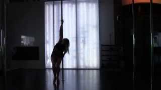 Beginner Choreo Pole Dance [upl. by Ahsenahs]