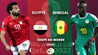 EGYPTE  SENEGAL LIVE  LA REVANCHE POUR SALAH   BARRAGES COUPE DU MONDE  CDM 2022 [upl. by Aggappe]