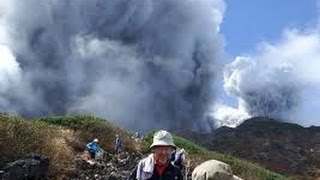 Video of Mount Ontake Volcano Eruption In Japan [upl. by Azilem397]