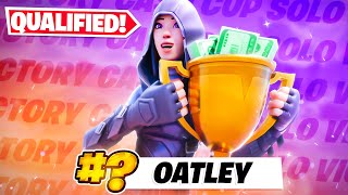 QUALIFIED For OG Fortnite Solo Cash Cup Finals 🏆 [upl. by Nerreg]