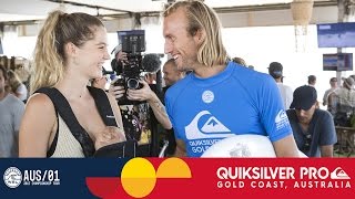 Post Show Owen Wrights Powerful Return  Quiksilver Pro Gold Coast 2017 Recap [upl. by Grim]