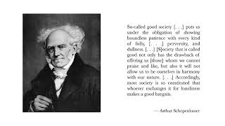 Schopenhauer on Society [upl. by Enilada]