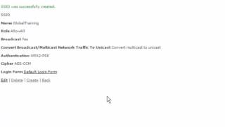 ADTRAN Bluesocket  vWLAN SSID Configuration [upl. by Mclaurin717]