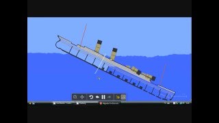 Titanic sinking simulation [upl. by Nenerb]