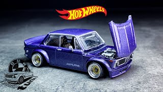 BMW 2002 turbo Hot Wheels handmade stock engine [upl. by Odinevneib]