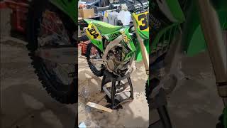 built 2024 KX250 motocross kawasaki dirtbike clean graphics 139designs [upl. by Noremmac]