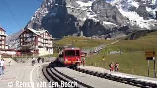 My trip to the Jungfraujoch  The Top of Europe 4 september 2013 [upl. by Nyltac915]