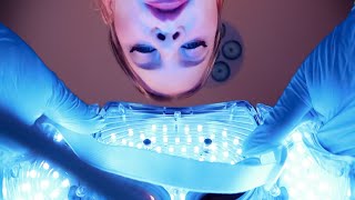 ASMR Dermatologist Face Exam Scanning amp Measuring  Extractions  Light Therapy Mask [upl. by Ainekahs357]