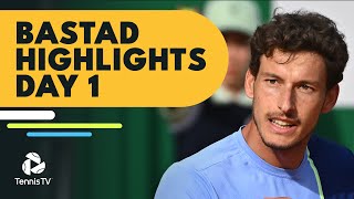 Carreno Busta Faces Wawrinka Musetti Djere Feature  Bastad 2022 Highlights Day 1 [upl. by Tat]