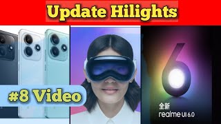 oppo Reno 12 pro 5gRedmi note 14 5g  Apple vision proui 60 update [upl. by Natrav597]