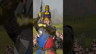 Hermit Knight of Malmont  Legendary HERO  Bretonnia  Total War  Warhammer 3 shorts [upl. by Lenz838]