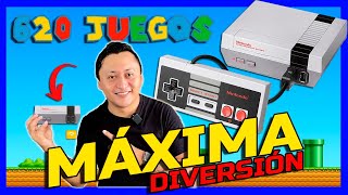 🎮 620 Juegos en Uno  Mini Consola Nes  Unboxing Review y Configuración 👾🕹️ [upl. by Aihsal560]