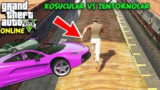 KOŞUCULAR vs ZENTORNOLAR  EKİPLE GTA 5 ONLINE [upl. by Ymmak]