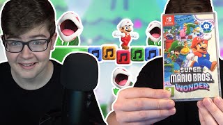 NEW Nintendo Switch OLED UNBOXING  FIRST PLAY Super Mario Bros Wonder ad [upl. by Yenetruoc]