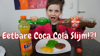 DIY  Eetbare Coca Cola Slijm  Bibi Nederlands [upl. by Anaid]