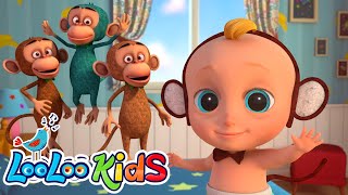 Five Little Monkeys SONG  Nursery Rhymes and Childrens Songs  Fun Toddler Songs [upl. by Clercq]