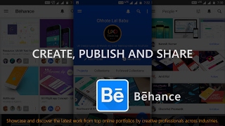 How to create and share your portfolio on Behance network Full watch [upl. by Blood755]