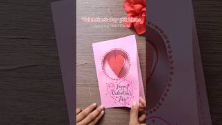 Spinning heart Greeting Card💝 valentinesday valentine shorts ytshorts viral trending diy art [upl. by Annetta143]