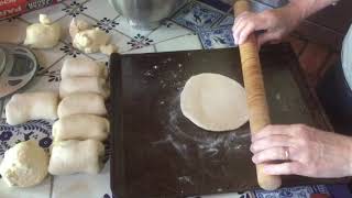 How to roll and shape a Texas kolache klobasnek or klobasniki [upl. by Ludwig]