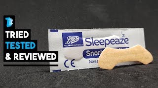 Boots Sleepeaze Nasal Strips  Tested amp Reviewed [upl. by Rot965]