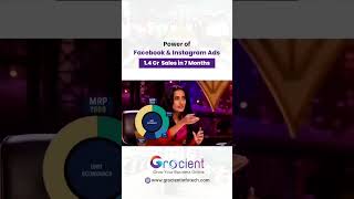 Power of facebook and Instagram Ads PPC Advertising Digital Marketing  Grocient Infotech [upl. by Goodman]