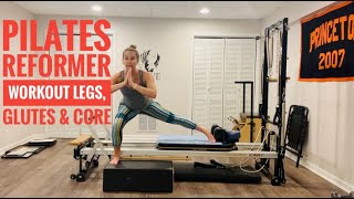 Pilates Reformer Workout Legs Glutes amp Core Advanced 51 [upl. by Macfarlane]