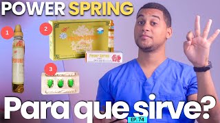 POWER SPRING PARA QUE SIRVE  3 COSAS [upl. by Nulubez]