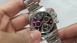 ROLEX DAYTONA NEW CERAMIC BEZEL STEEL 短評 [upl. by Yulma]