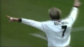 David Beckham Goal Vs Arsenal FA Cup 1999 [upl. by Enaid]