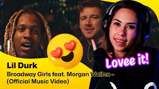 Reaction ▷ Lil Durk Lil Durk  Broadway Girls feat Morgan Wallen  Official Music Video [upl. by Ojytteb]