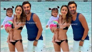 Alia Bhatt Enjoying her FIRST Vacation with daughter Raha and husband Ranbir Kapoor [upl. by Noiroc]