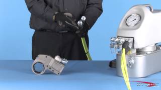 HYTORC Versa™  Limited Clearance Hydraulic Torque Wrench Operation [upl. by Atsev443]