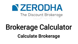 Zerodha Brokerage calculator zerodha brokeragecalculator [upl. by Dreyer]