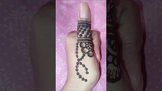 Beautiful finger mehandi design [upl. by Anahsal122]