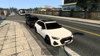 ETS2 Viagem de Audi RS6 AVANT com o mano FILIPE [upl. by Nerhtak]