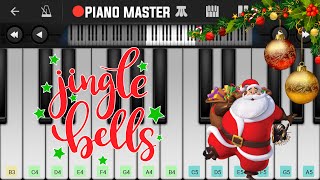 Jingle Bells Easy Piano Tutoral Christmas Song [upl. by Olihs]