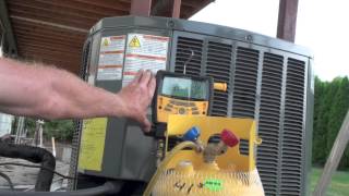 Refrigerant recovery using the compressor [upl. by Fennessy]