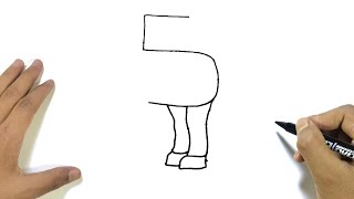 5 Into A Horse  How to Draw a Horse Easy Step by step  Horse Drawing Tutorial For Kids [upl. by Cates]