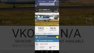 Few Russian Special Flight Squadron Planes flightradar24 airplane shorts [upl. by Aikmat914]