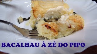 BACALHAU à ZÉ DO PIPO Sugestão de Natal [upl. by Secnirp]