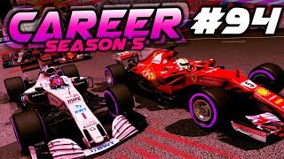 SURVIVING THE RAIN IN SINGAPORE  F1 2017 Career Mode Part 94 [upl. by Akapol]