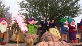 Seven Dwarfs Mine Train dedication ceremony at Walt Disney World [upl. by Bilski925]