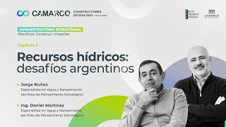 CAMARCO 2024 Infraestructura Cap 3 “Recursos hídricos desafíos argentinos” D Martínez y J Núñez [upl. by Okire759]