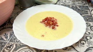 Sopa fría de melón con jamón refrescante y deliciosa [upl. by Ikoek]