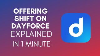 How To Offer Shift On Dayforce 2024 [upl. by Pape]