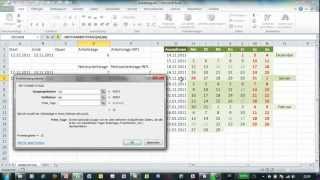 Excel  NETTOARBEITSTAGE und NETTOARBEITSTAGEINTL  Arbeitstage berechnen [upl. by Areta806]
