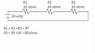 Circuits in Series How to Find Current and Voltage of Each Resistor [upl. by Eahcim]