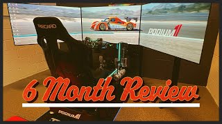 Podium 1 Racing Simulator REVIEW After 6 Months of Ownership [upl. by Llenart716]