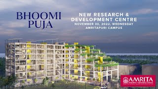 Bhoomi Puja of New Research amp Development Building  Amritapuri Campus [upl. by Raine]