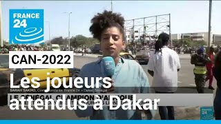 CAN2022  les Sénégalais attendent avec quotdévotionquot les Lions de la Teranga à Dakar [upl. by Glenda227]